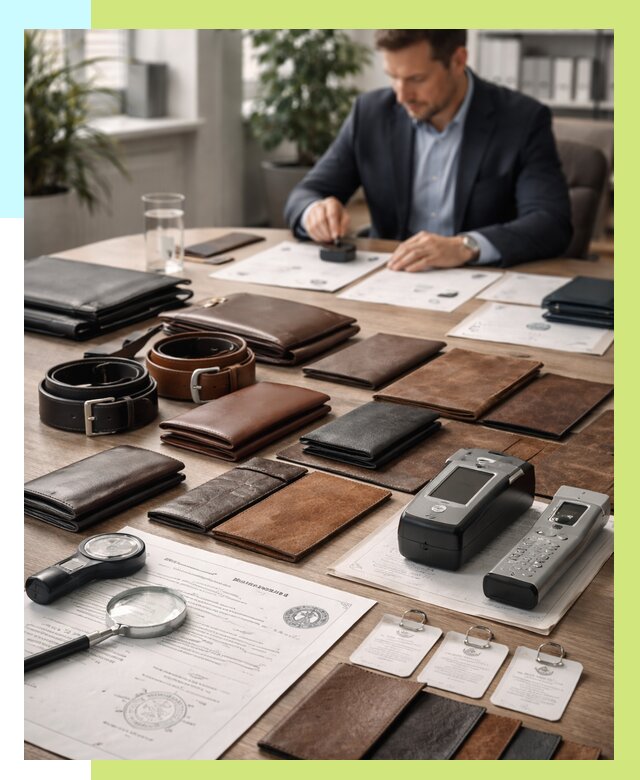 Сертификация кожаных изделий в Братске от 12245 р. | Алешин-Брт