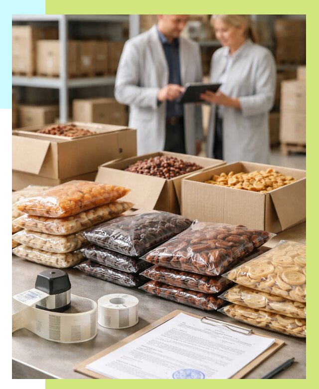 Сертификация сухофруктов в Братске от 12245 р. | Алешин-Брт под ключ