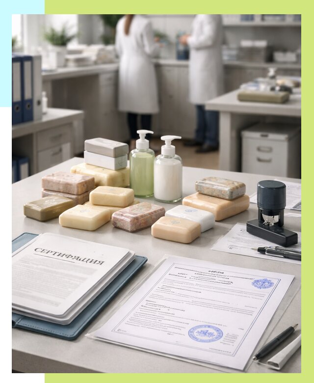 Сертификация мыла и сертификат на мыло в Братске от 12245 | Алешин-Брт