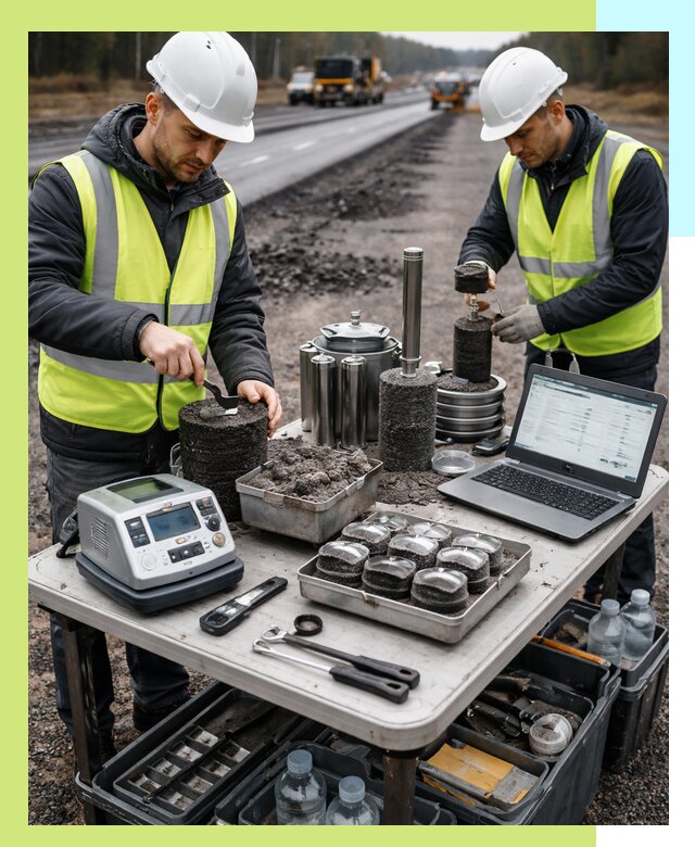 Сертификация асфальта: испытания и подтверждение в Братске