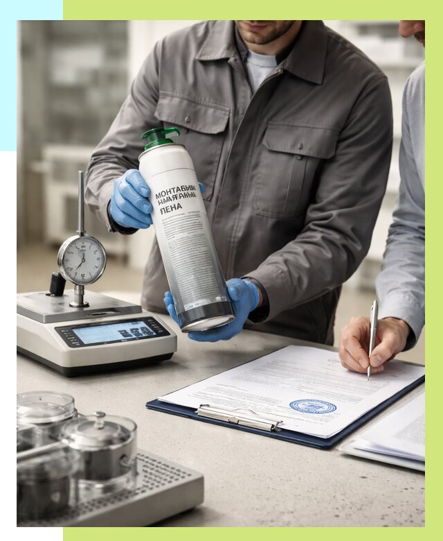 Сертификация монтажной пены в Братске от 15306 р. | Алешин-Брт