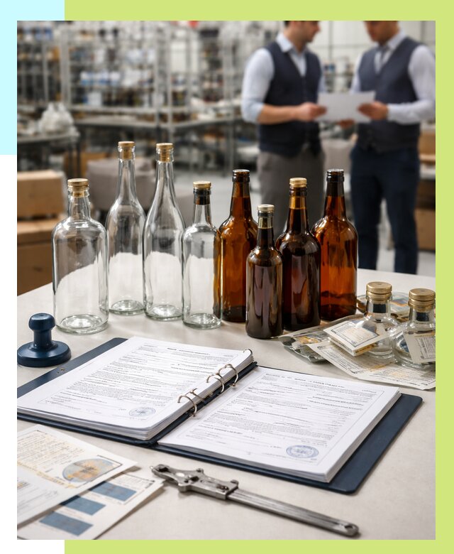 Сертификация стеклянных бутылок в Братске от 25510 р. | Алешин-Брт