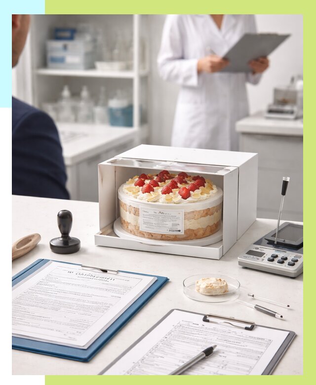 Сертификация тортов в Братске от 9184 р. заказать | Алешин-Брт