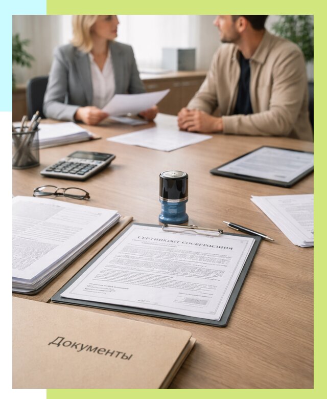 Сертификат соответствия на продукцию в Братске от 15306 р.|Алешин-Брт