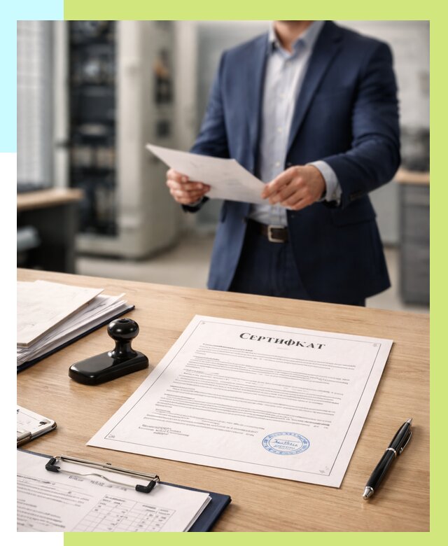 Сертификат на оборудование в Братске от 15306 р. | Алешин-Брт