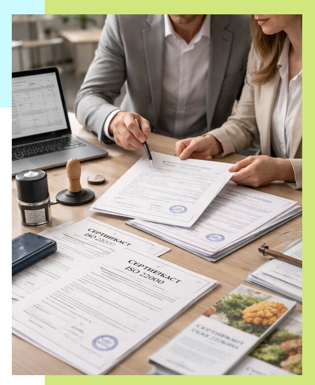 Сертификат ISO 22000 в Братске от 40816 р. под ключ | Алешин-Брт